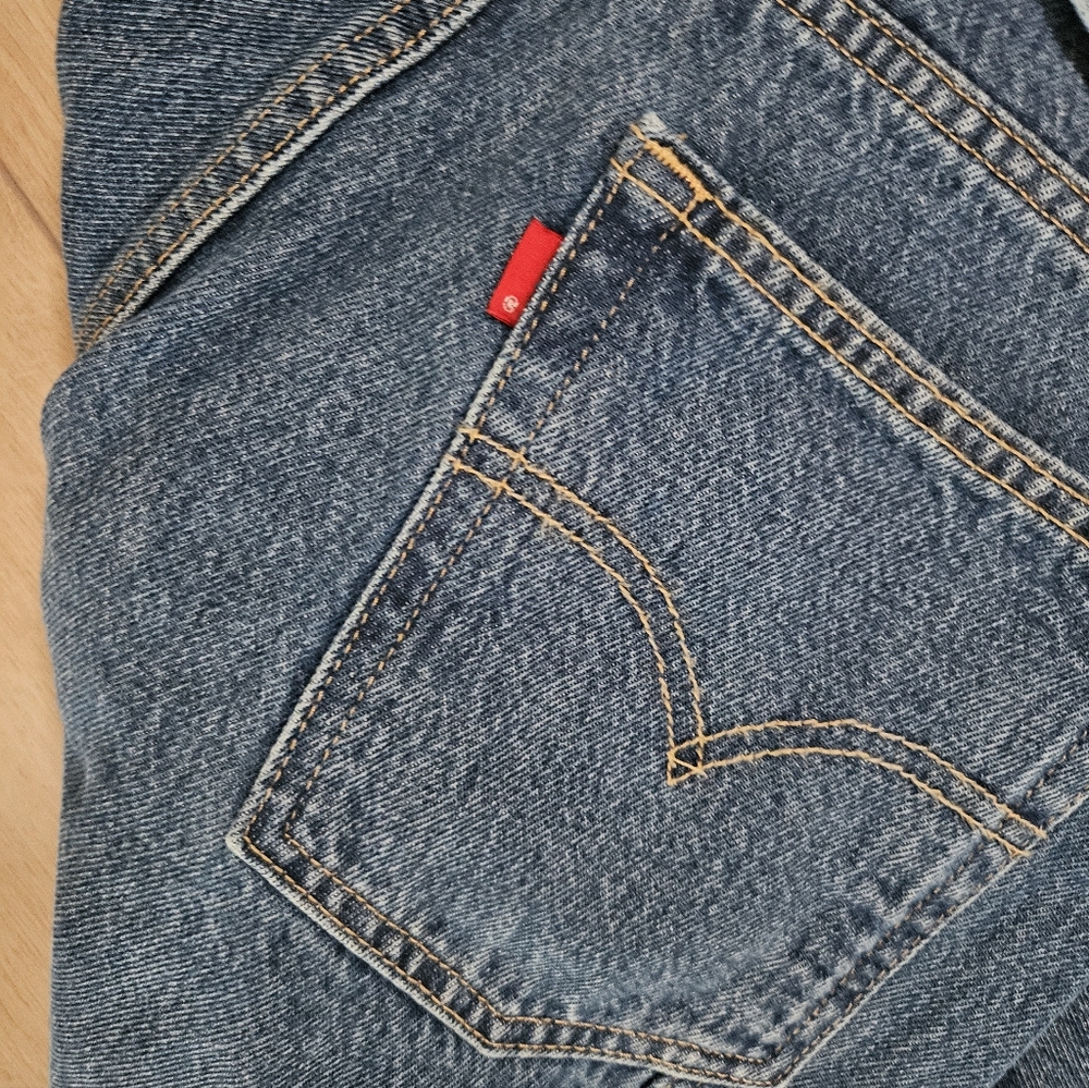 Levis Straight X Large Waist Band Jeans Size 27 ×29 - Picture 5 of 5